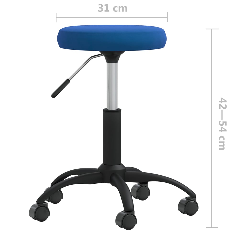 Sedia da Pranzo Blu in Velluto | homemem39