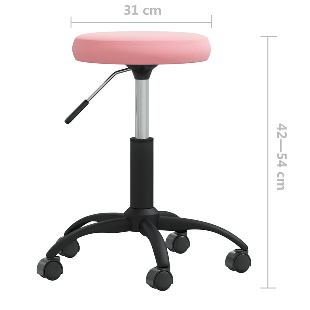 Sedia da Pranzo Rosa in Velluto | homemem39
