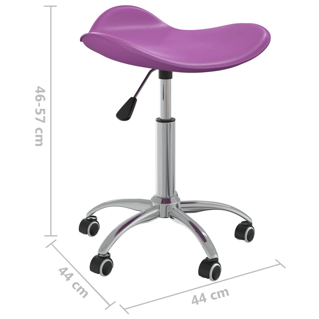 Sedia da Pranzo Girevole Viola in Similpelle | homemem39