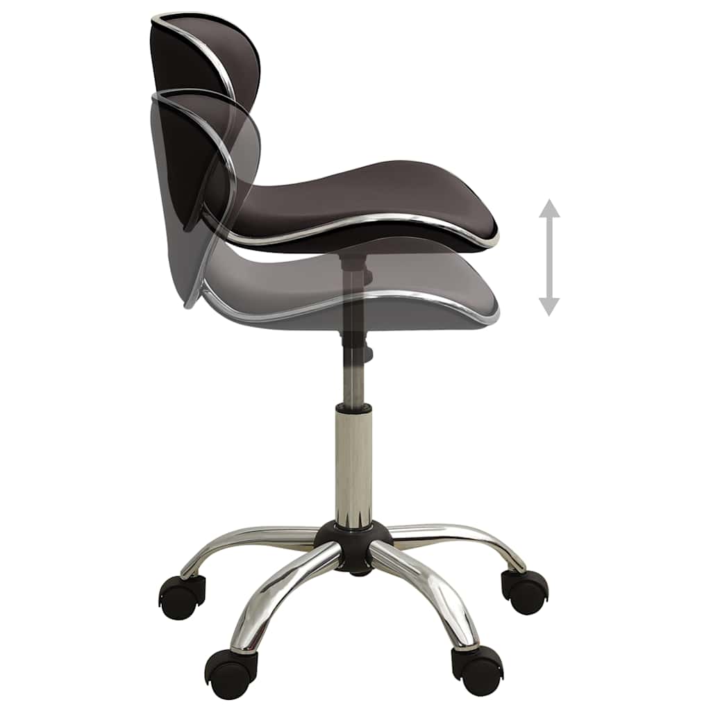 Sedia da Ufficio Marrone in Similpelle | homemem39