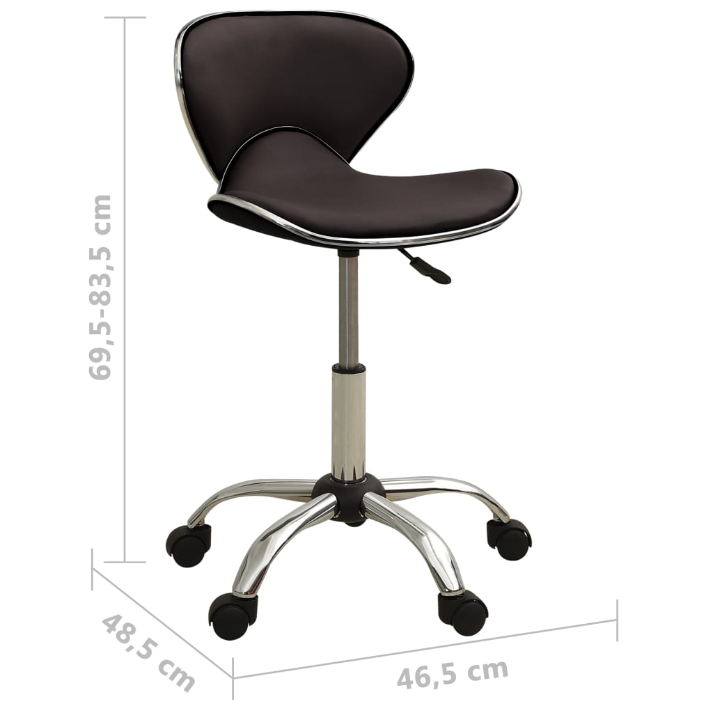 Sedia da Ufficio Marrone in Similpelle | homemem39