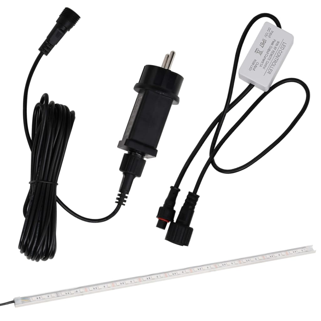 Sfioratore a Cascata con LED RGB Acrilico 108 cm | homemem39