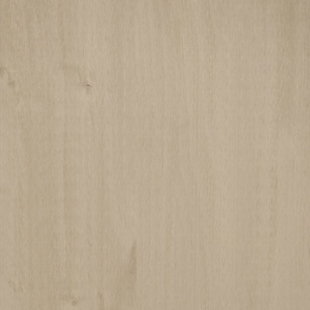 Tavolino HAMAR ambra 100x55x35 cm in Legno Massello di Pino