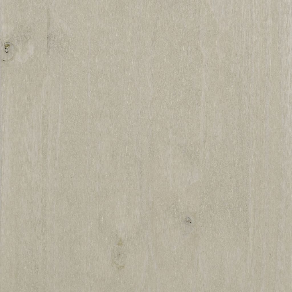 Armadio HAMAR Bianco 89x50x180 cm in Legno Massello di Pino | homemem39