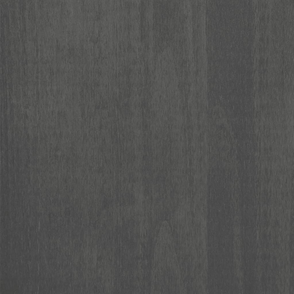 Armadio HAMAR Grigio Scuro 89x50x180 cm Legno Massello di Pino | homemem39