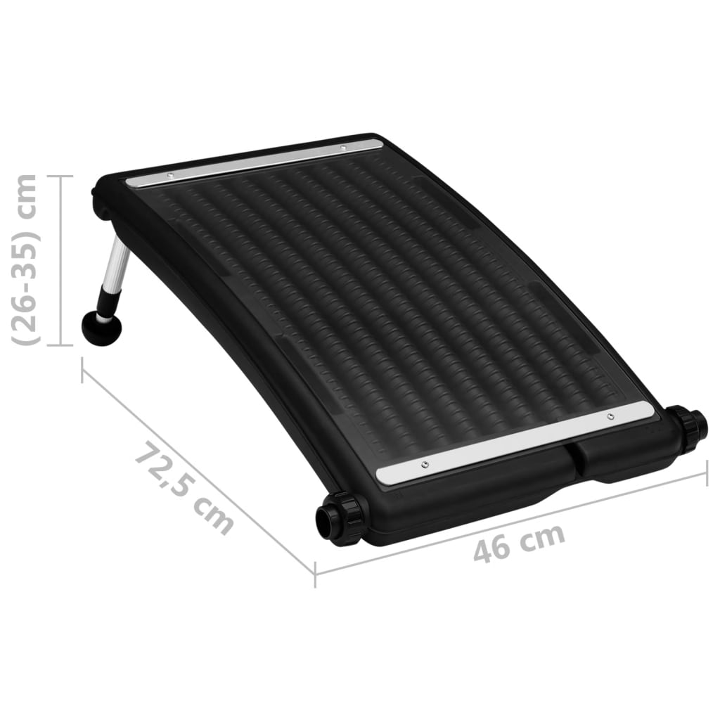 Pannelli Solari Termici Curvi per Piscina 3 pz 72,5x46 cm | homemem39