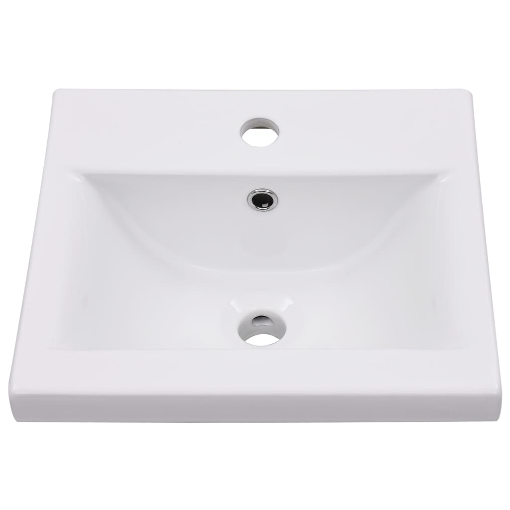 Mobile Bagno con Lavabo Integrato Bianco in Legno Multistrato | homemem39