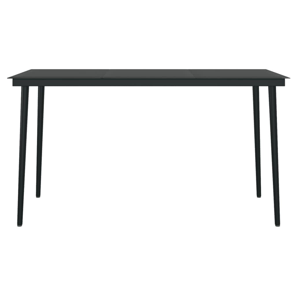Set Mobili da Pranzo per Giardino 5 pz Bianco | homemem39