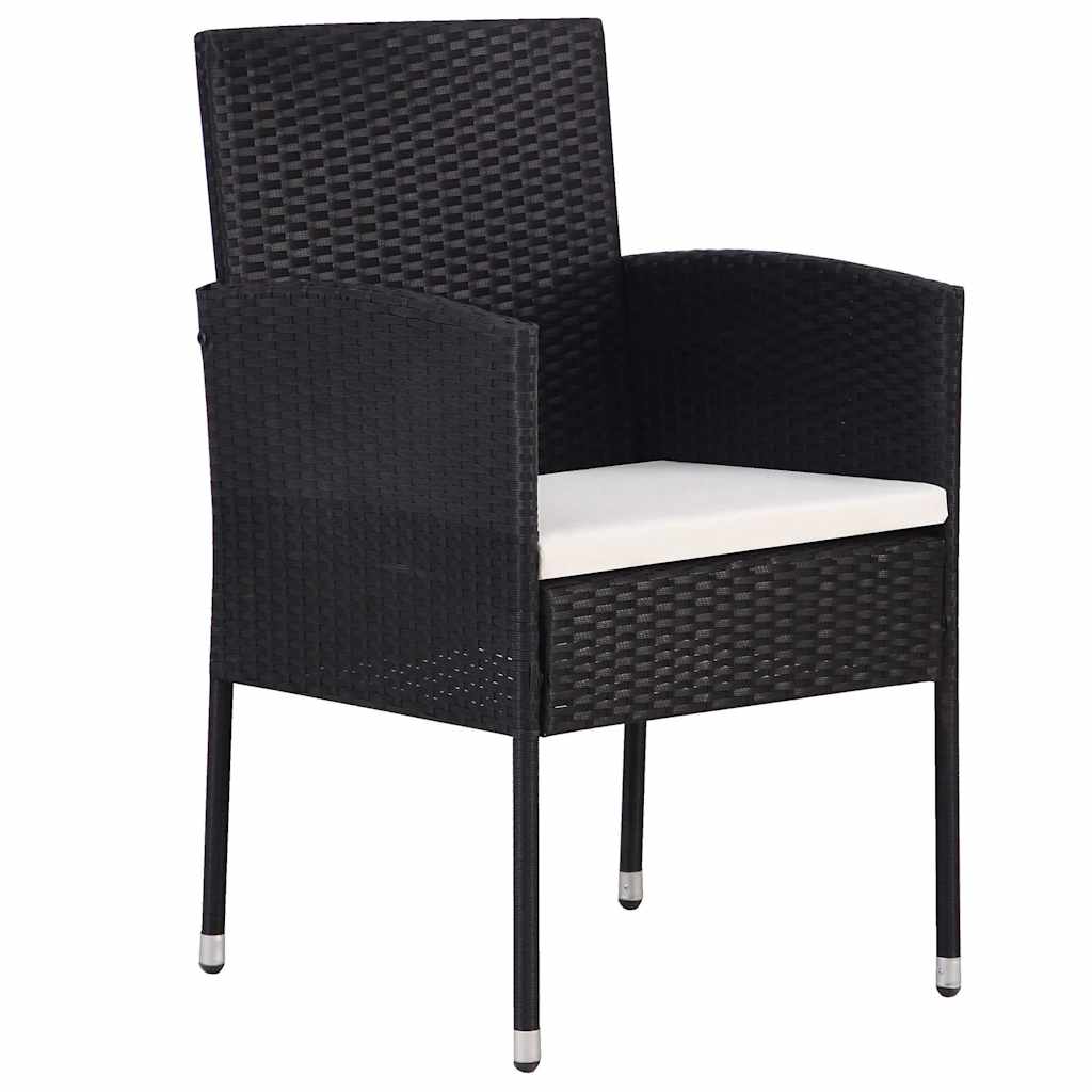 Set da Pranzo da Giardino 9 pz Nero | homemem39