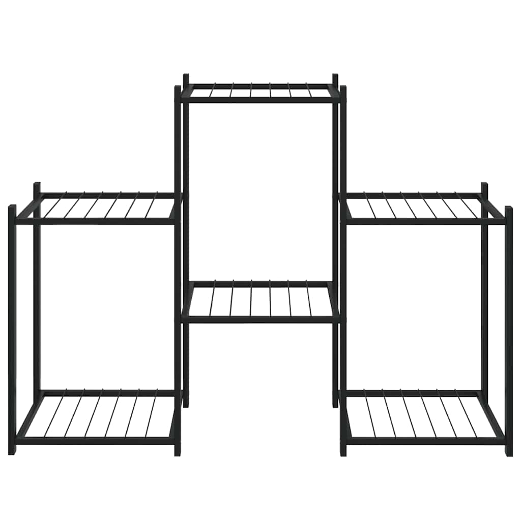 Portafiori 83x25x60 cm Ferro Nero | homemem39