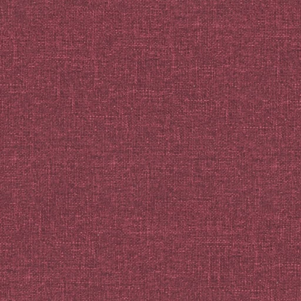 Poltrona ad Ala Reclinabile Elettrica Rosso Vino in Tessuto