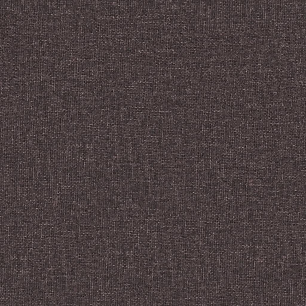 Poltrona ad Ala Reclinabile Elettrica Marrone Scuro in Tessuto