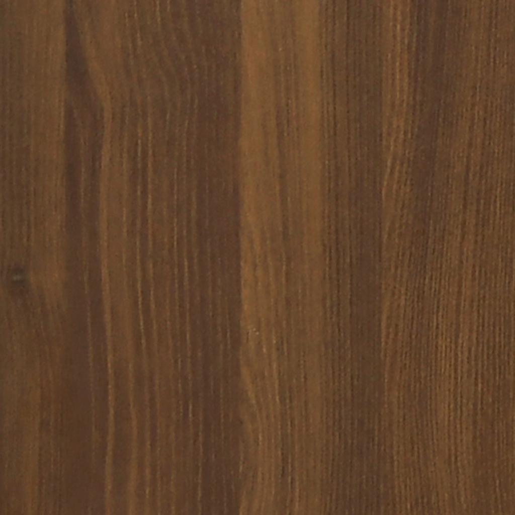 Scarpiera Rovere Marrone 59x17x81 cm in Legno Multistrato