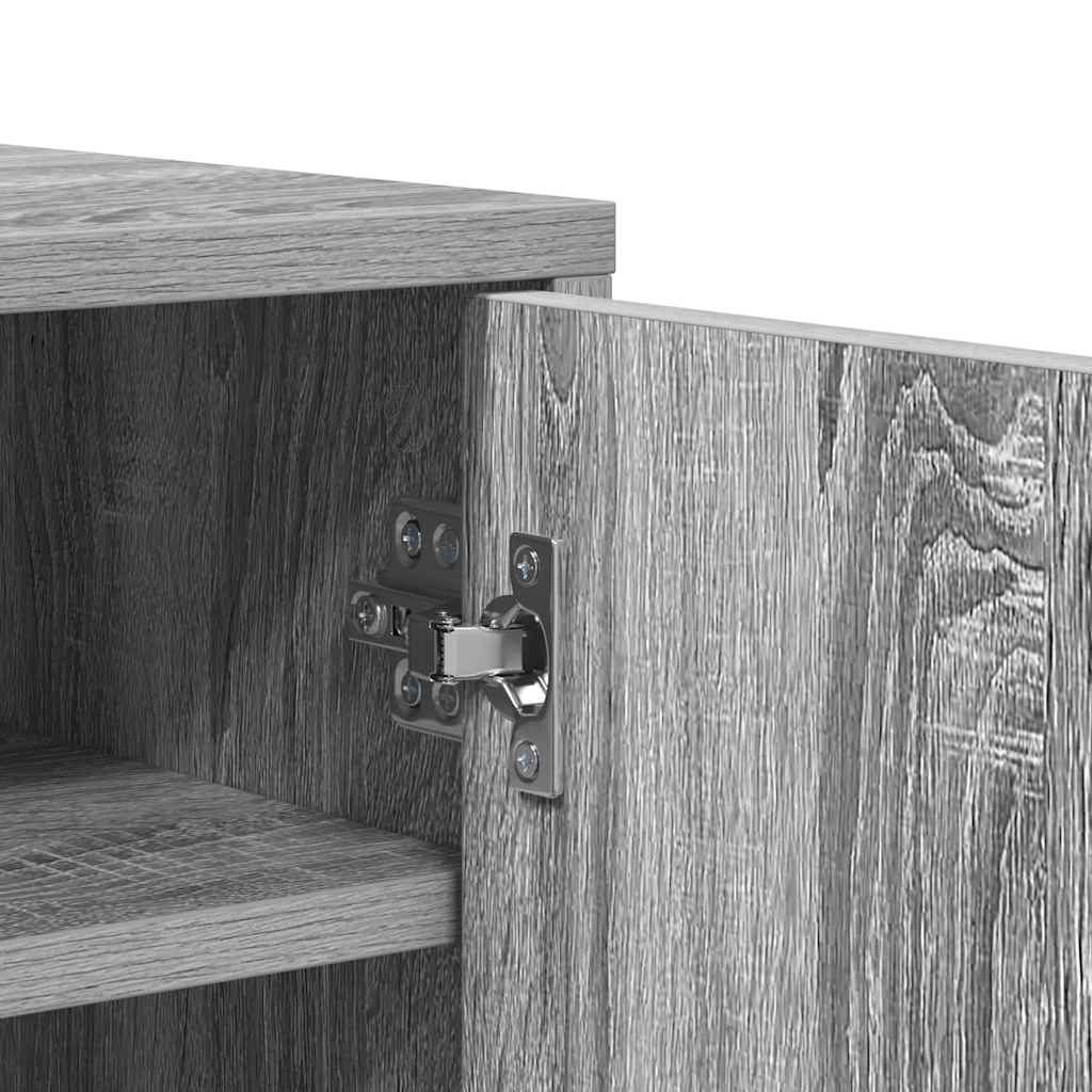 Scarpiera Grigio Sonoma 60x35x70 cm in Legno Multistrato