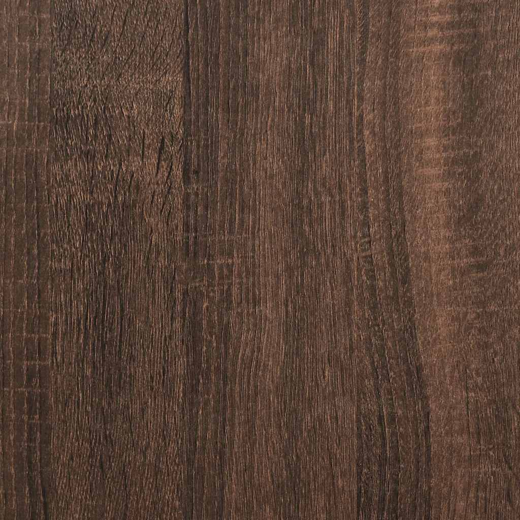 Scarpiera Rovere Marrone 60x35x70 cm in Legno Multistrato - homemem39