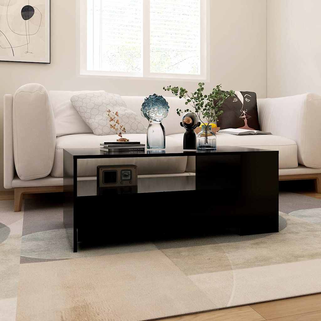 Tavolino Salotto 102x55x42 cm Legno Compensato