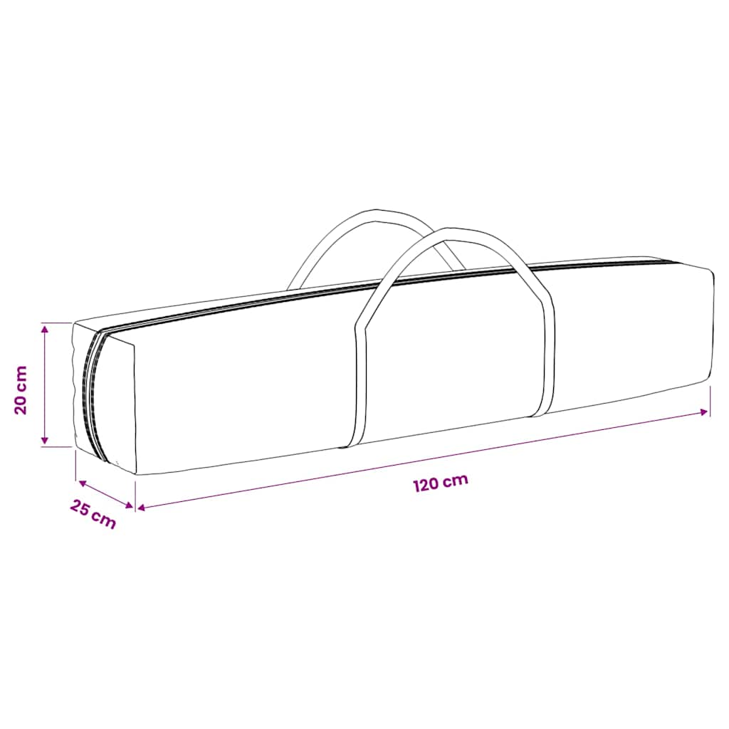 Tenda per Feste Pieghevole con Pareti Laterali Antracite 2x2 m | homemem39