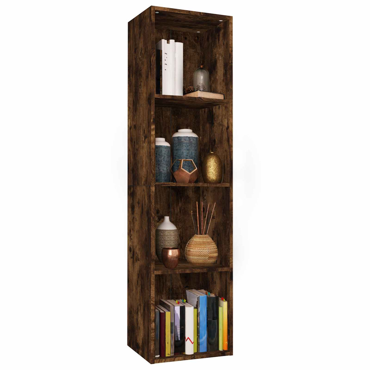 Libreria/Mobile TV 36x30x143 cm legno multistrato