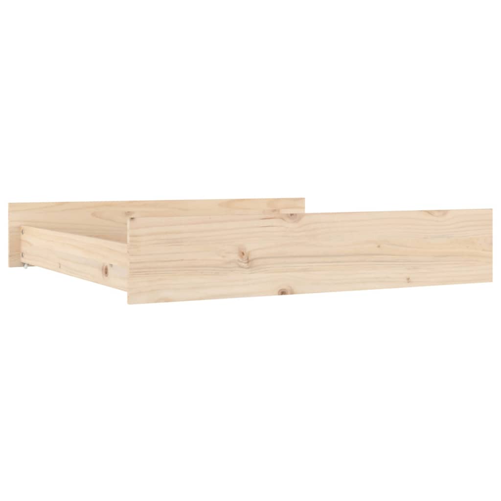 Cassettoni da Letto 2 pz in Legno Massello di Pino | homemem39