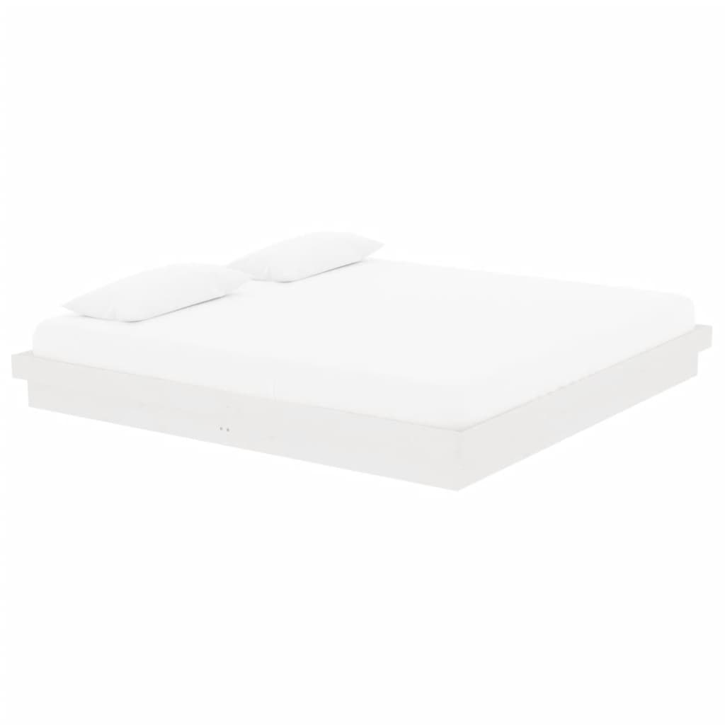 Giroletto Bianco in Legno Massello 200x200 cm | homemem39