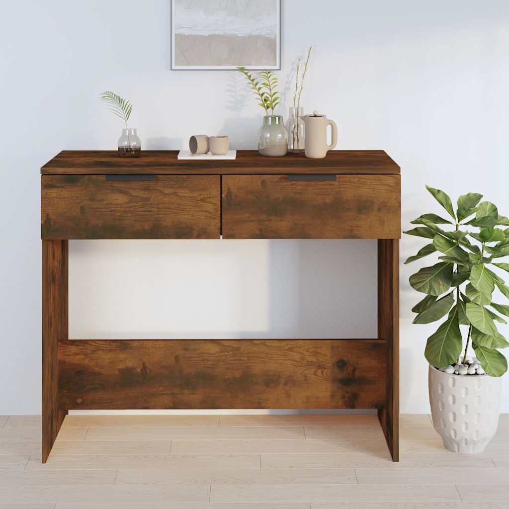 Tavolino Consolle 90x36x75 cm in legno multistrato