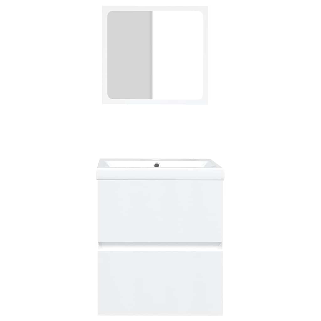 Mobile da Bagno con Lavabo e Specchio