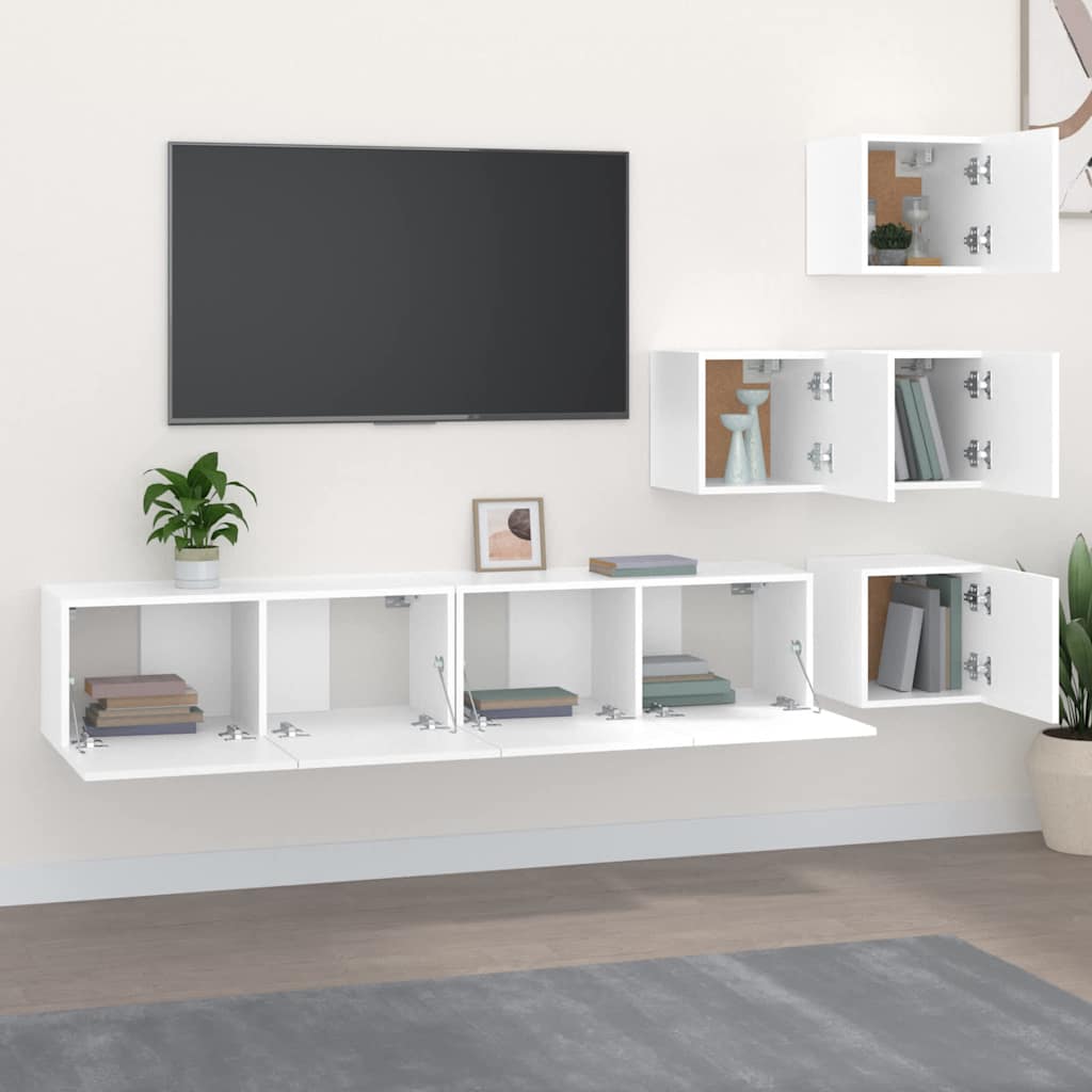 Mobile Porta TV a Parete in legno multistrato