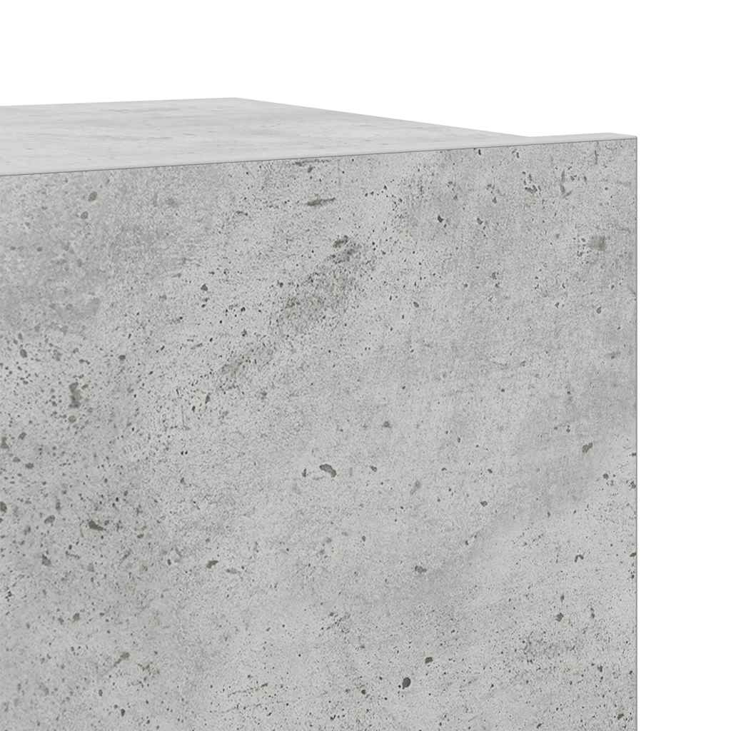 Set di Mobili Porta TV 4 pz Grigio Cemento in Legno Multistrato - homemem39