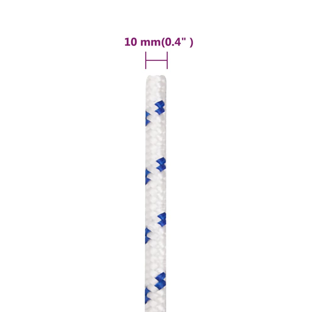 Corda per barca Bianca 10 mm 25 m in Polipropilene