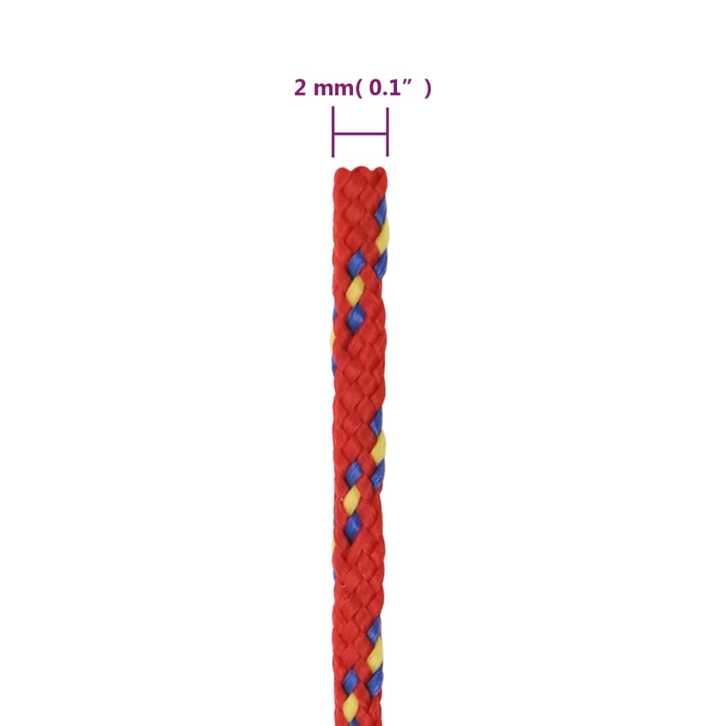 Corda per barca Rossa 2 mm 250 m in Polipropilene | homemem39