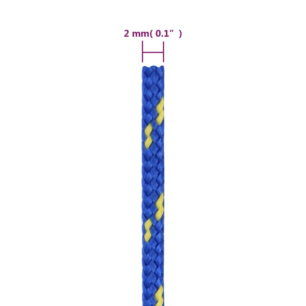 Corda per barca Blu 2 mm 25 m in Polipropilene | homemem39