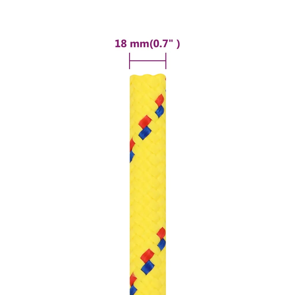 Corda per barca Gialla 18 mm 50 m in Polipropilene | homemem39