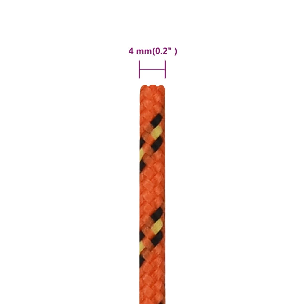 Corda per barca Arancione 4 mm 50 m in Polipropilene | homemem39