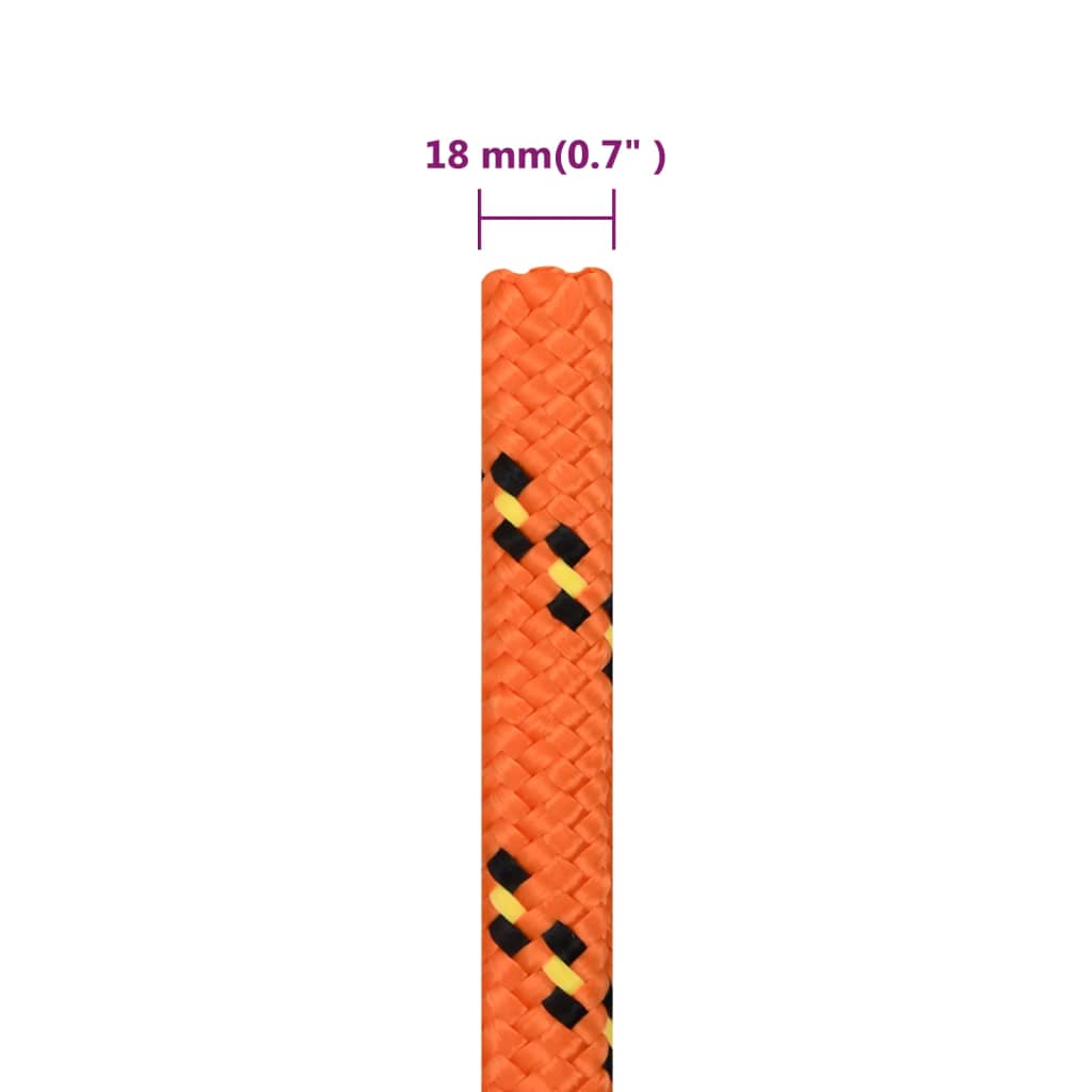 Corda per barca Arancione 18 mm 25 m in Polipropilene | homemem39