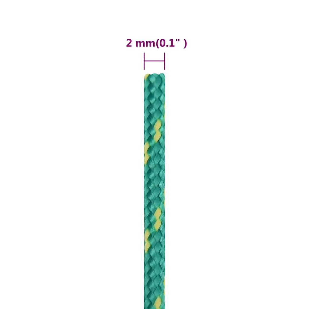 Corda per barca Verde 2 mm 25 m in Polipropilene | homemem39
