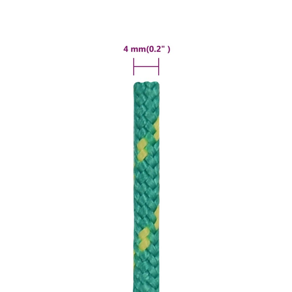 Corda per barca Verde 4 mm 50 m in Polipropilene