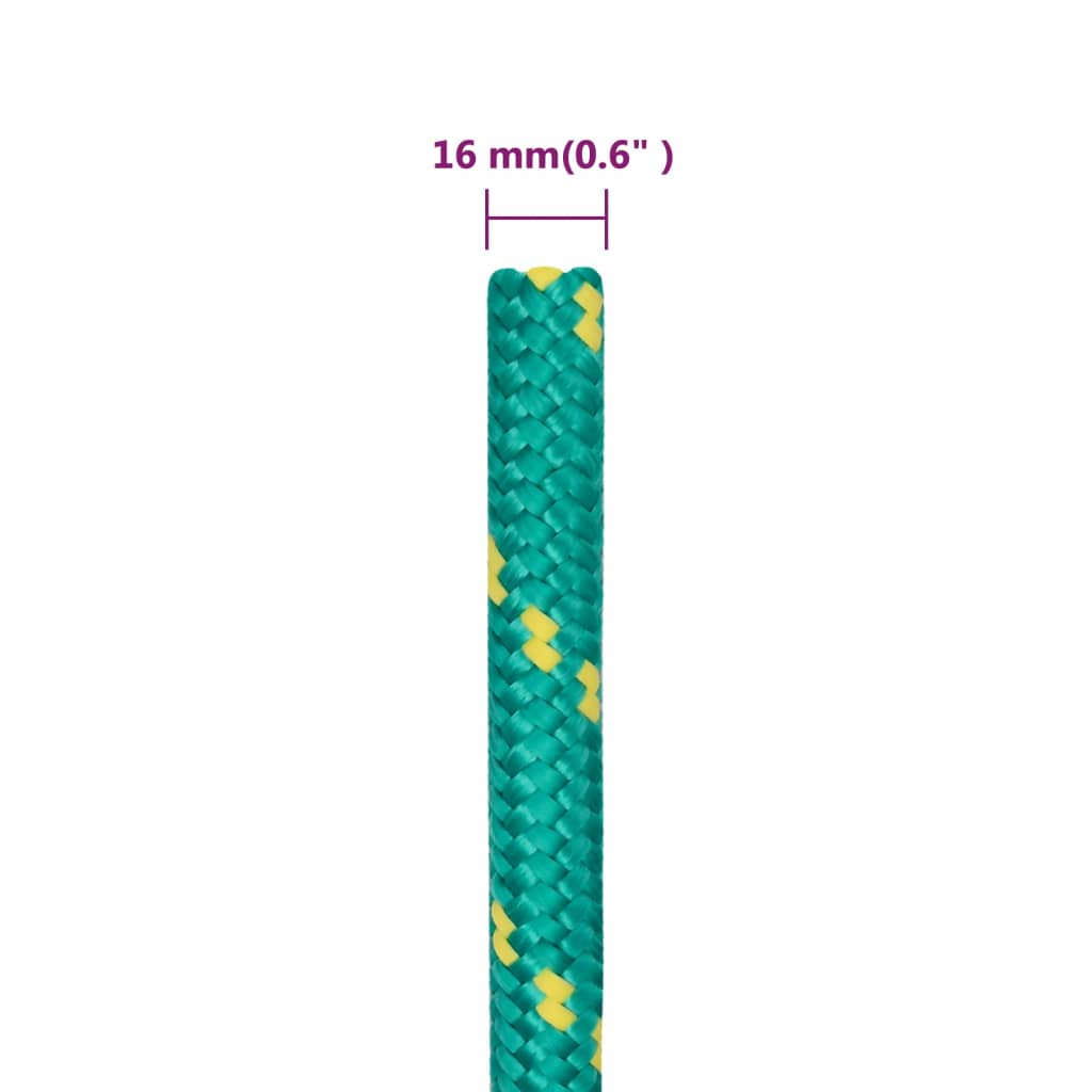 Corda per barca Verde 16 mm 250 m in Polipropilene | homemem39