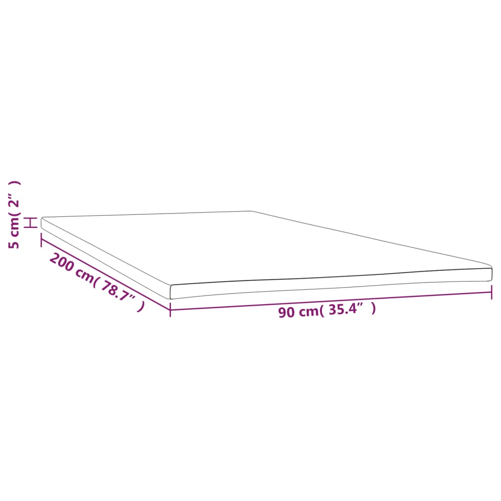 Coprimaterasso 90x200x5 cm | homemem39