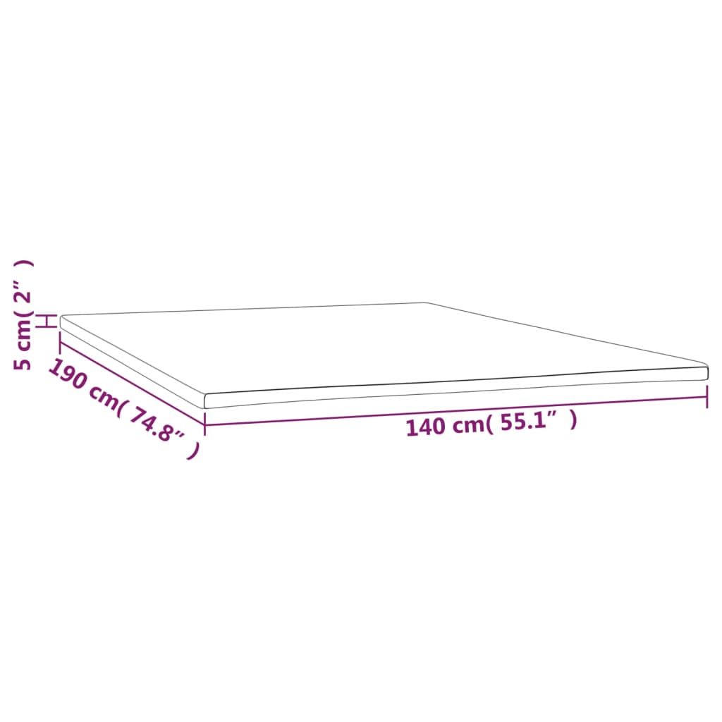 Coprimaterasso 140x190x5 cm | homemem39
