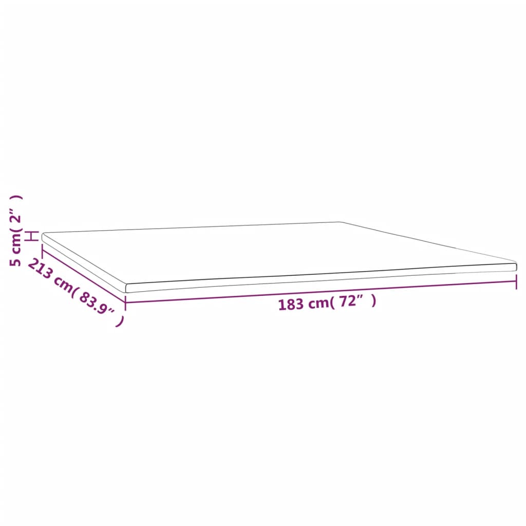 Coprimaterasso 183x213x5 cm California King | homemem39