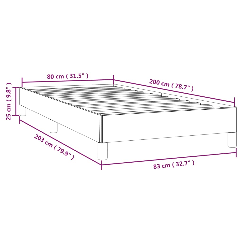 Giroletto Grigio 80x200 cm in Similpelle | homemem39