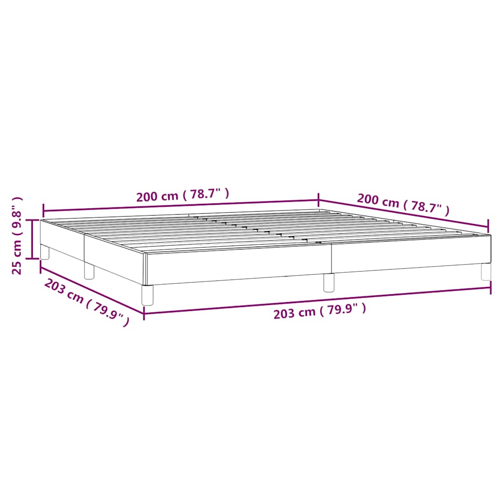 Giroletto senza Materasso Verde Scuro 200x200 cm in Velluto | homemem39