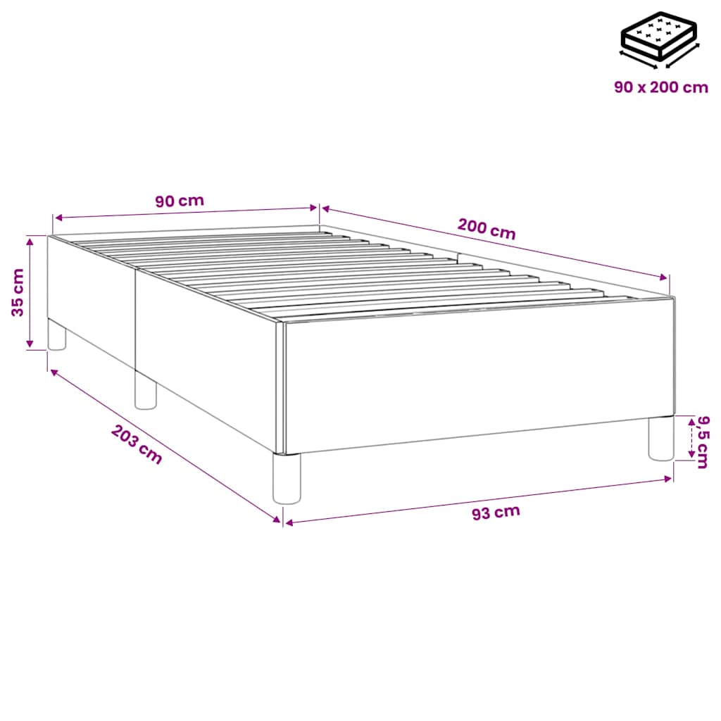 Giroletto Rosa 90x200 cm in Velluto