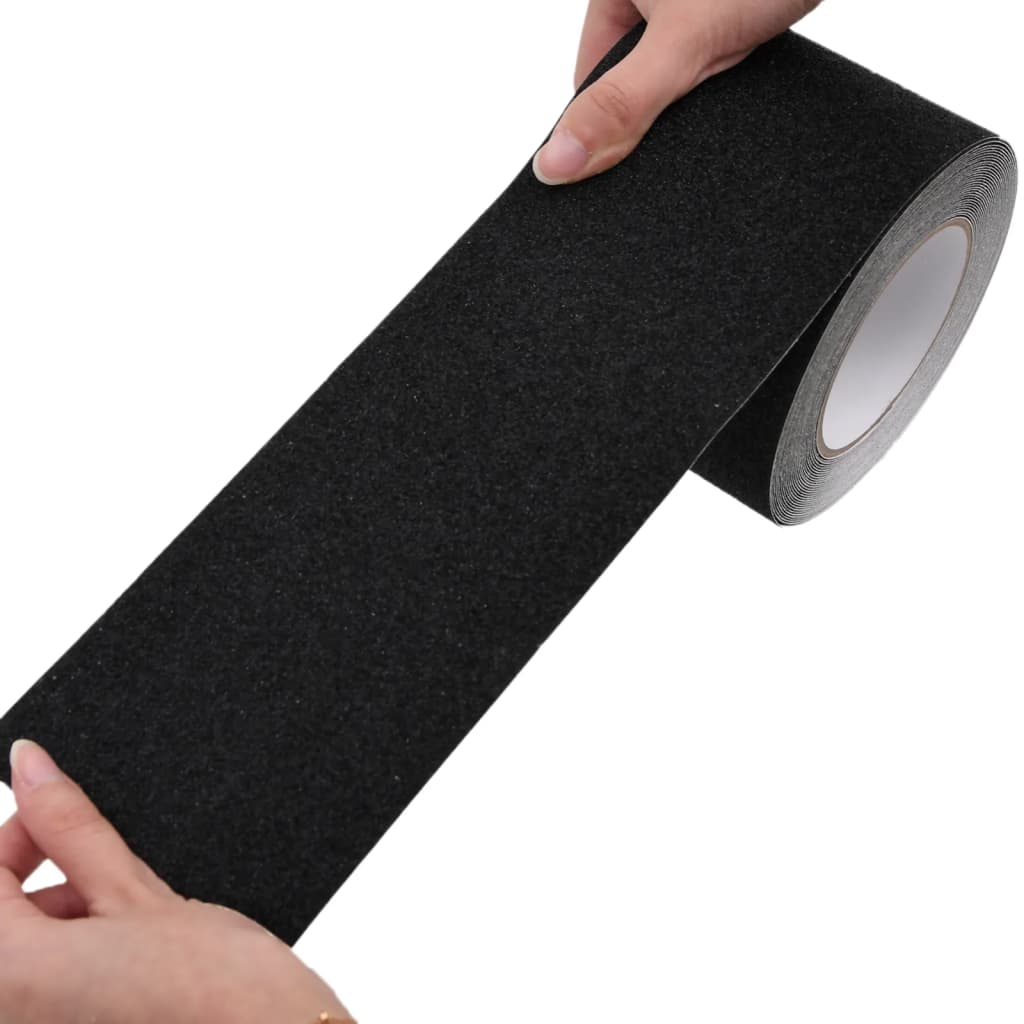 Nastro Antiscivolo Nero 0,1x10 m PVC | homemem39