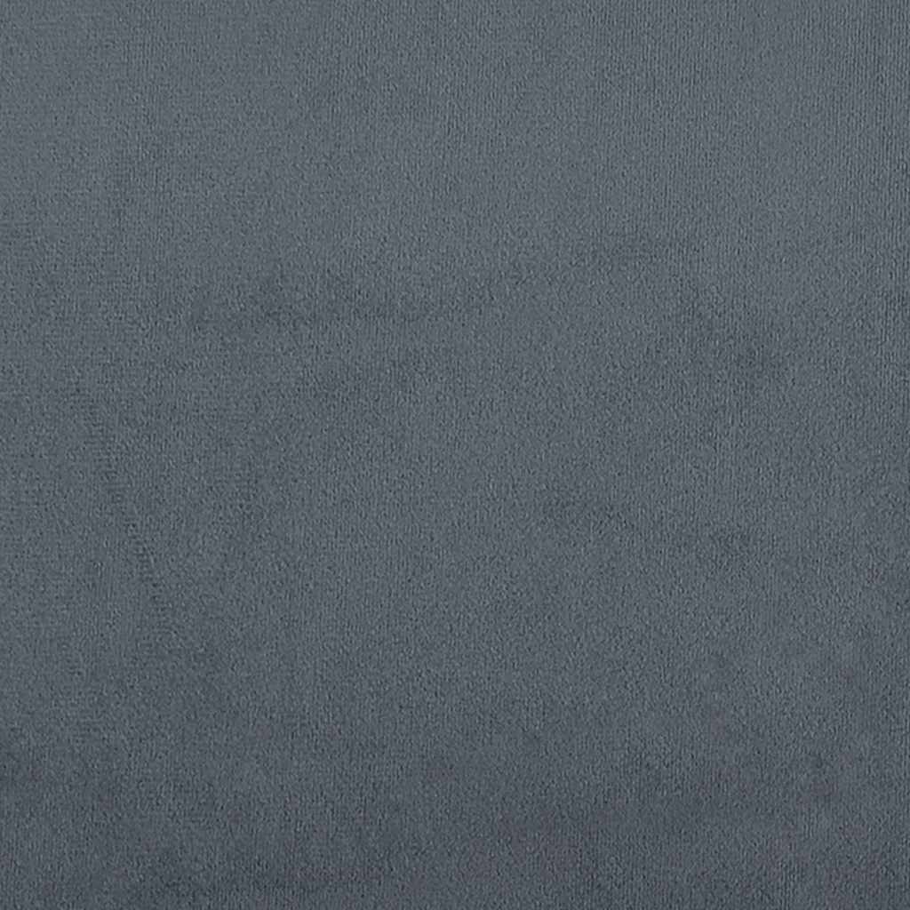 Sedia da Ufficio Massaggio Reclinabile Grigio Scuro in Velluto