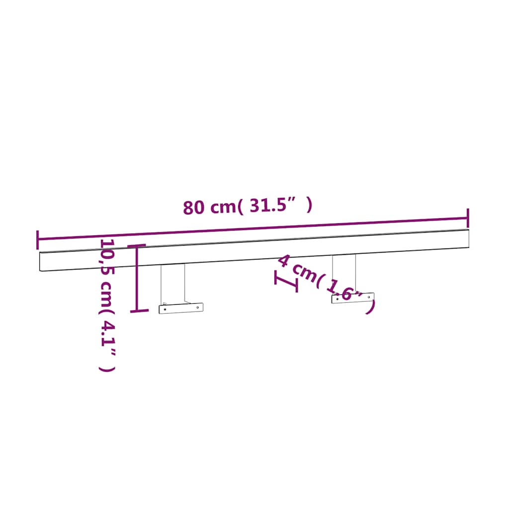 Luce a LED per Specchio 13 W Bianco Caldo 80 cm 3000 K | homemem39