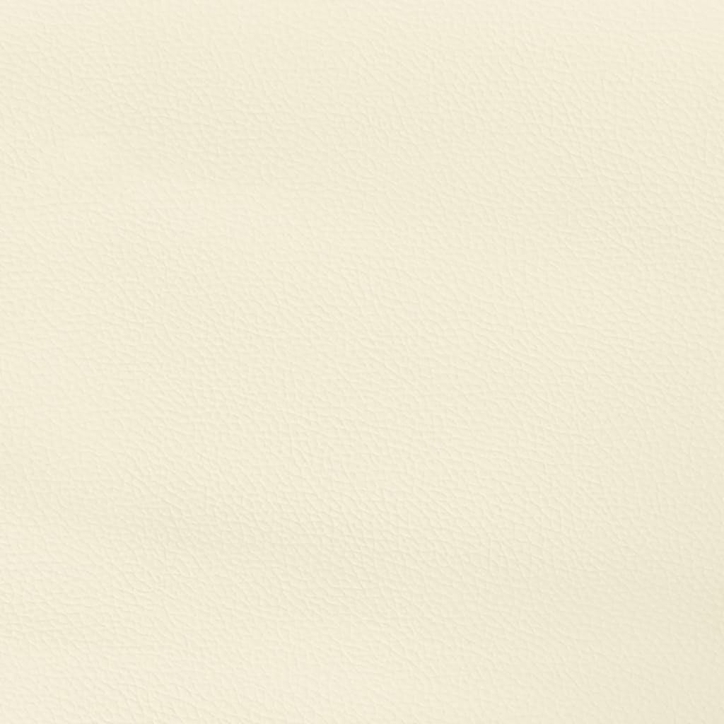 Giroletto con Testiera Crema 140x190 cm in Similpelle | homemem39