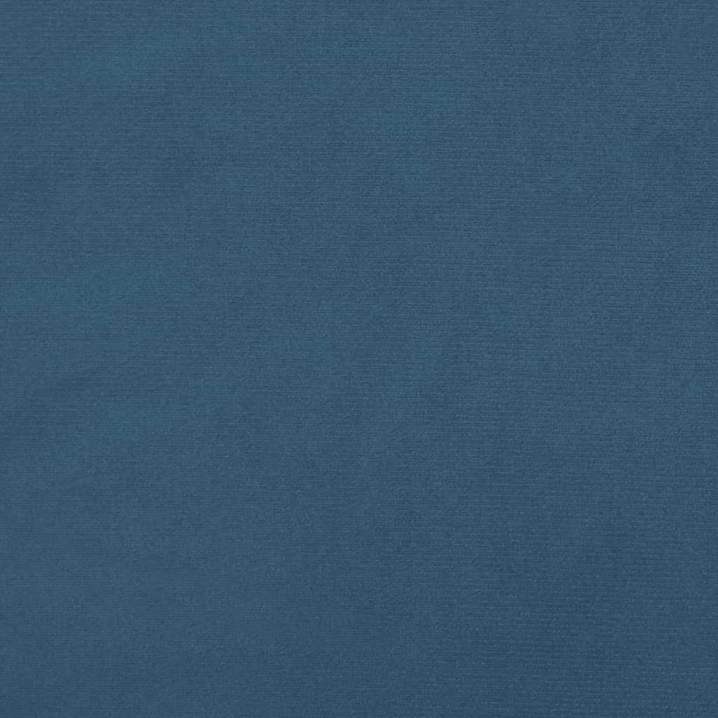 Giroletto senza Materasso Blu Scuro 90x190 cm in Velluto | homemem39