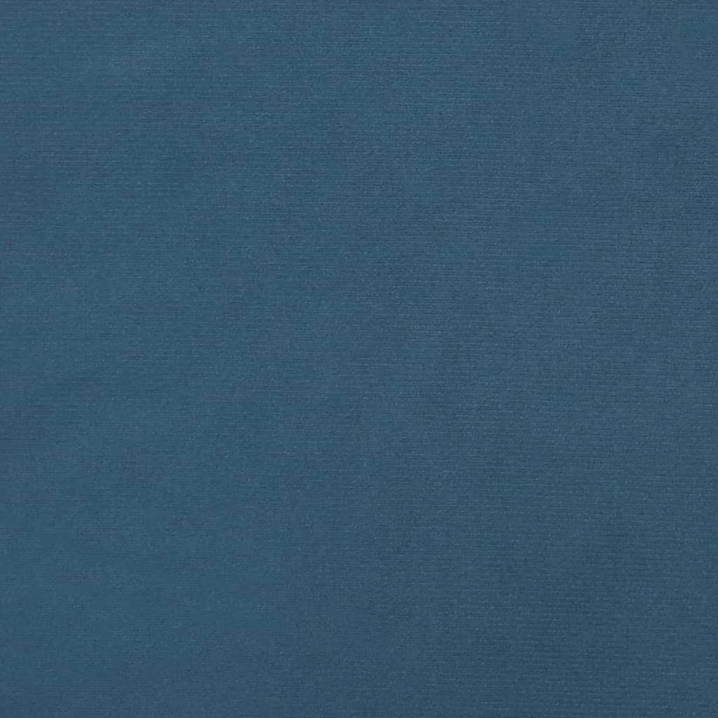 Giroletto senza Materasso Blu Scuro 90x200 cm in Velluto | homemem39