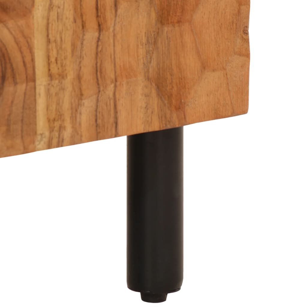 Credenza 40x33x75 cm in Legno Massello di Acacia | homemem39